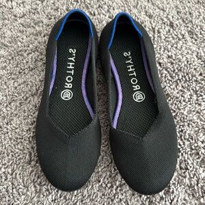 Rothy’s The Flat in Black size 8